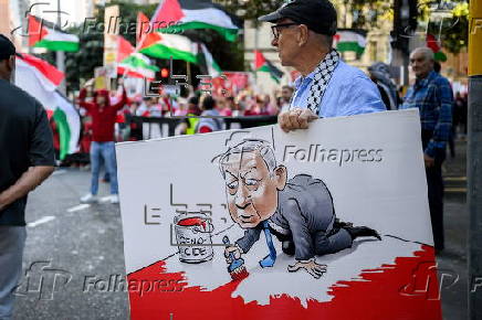 Protesters rally for Gaza in Sydney, Austalia