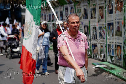 Protest during the judicial and magistrate elections, in Mexico City