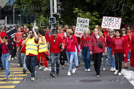Doctors Without Borders protest against militarization of aid to Gaza