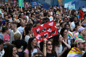 Annual LGBTQ+ Pride parade in Athens
