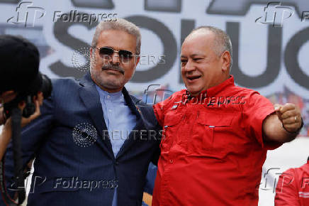 March in support of Iran amid the ongoing conflict between Israel and Iran, in Caracas