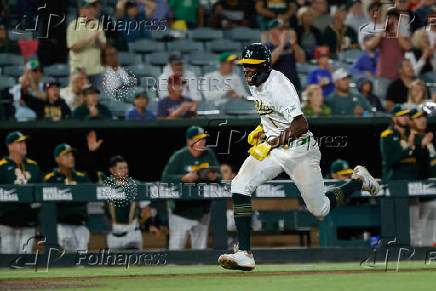 MLB: Cleveland Guardians at Athletics