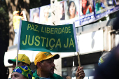 Ato em São paulo convocado por Jair Bolsonaro