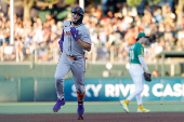 MLB: San Francisco Giants at Athletics