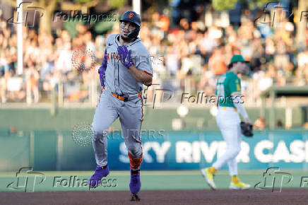 MLB: San Francisco Giants at Athletics