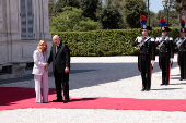 Italian PM Meloni meets Algerian President Tebboune at Italy-Algeria summit, in Rome