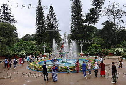 Grand flower show ahead of India's Independence Day celebrations in Bangalore