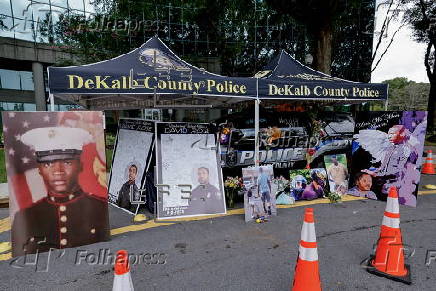 Memorial for slain Dekalb County Police officer killed in CDC shooting in Atlanta