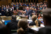 Prime Minister's Questions at the House of Commons in London