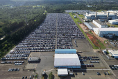 General Motors factory in Gravatai, Rio Grande do Sul, Brazil