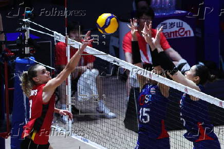 FIVB Volleyball Women's Nations League - Belgium vs Thailand