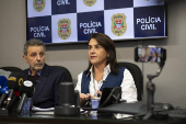 Coletiva de Imprensa sobre o assassinato do empresário em Interlagos