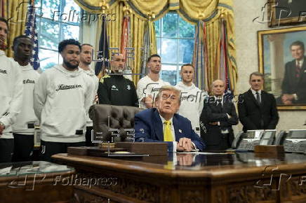 President Trump hosts Juventus soccer club at White House