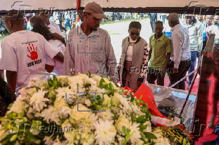 Funeral of Kenyan blogger Albert Ojwang who died in police custody