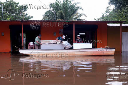Heavy rains in Puerto Carreno