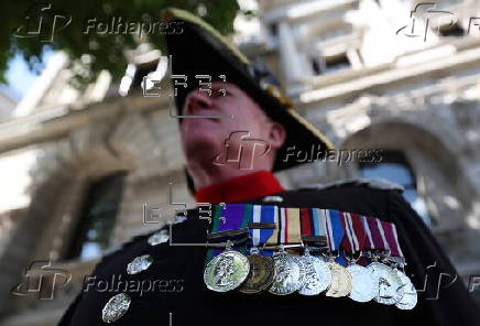 Belgium Armed Forces parade in London