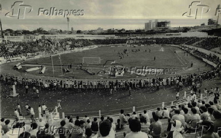Futebol: vista do estádio Moisés