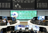 German share price index DAX graph is pictured at the stock exchange in Frankfurt