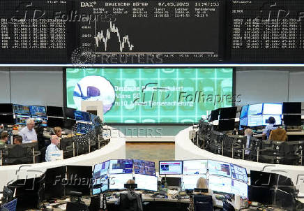 German share price index DAX graph is pictured at the stock exchange in Frankfurt