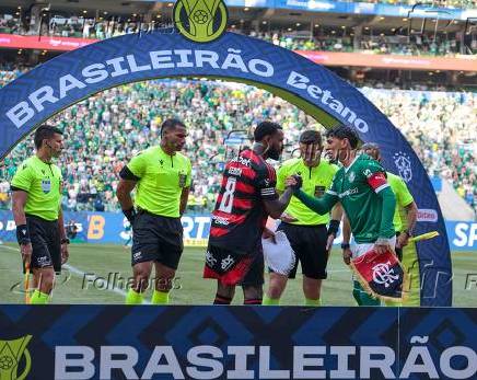 Partida entre Palmeiras e Flamengo