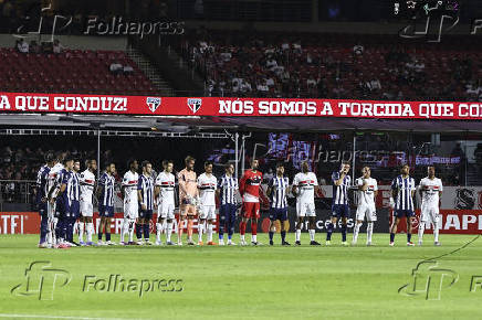 Match between são paulo and talleres for the 2025 libertadores cup.