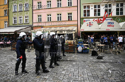 Conference League - Final - Real Betis & Chelsea fans gather in Wroclaw