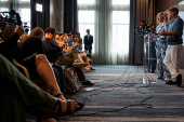 Reality television star Todd Chrisley attends a news conference in Nashville