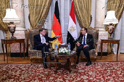 German Foreign Minister Johann Wadephul visits Cairo