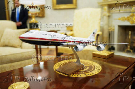 U.S. President Donald Trump meets with players of the Juventus soccer team at the White House in Washington