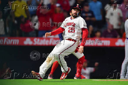 MLB: Texas Rangers at Los Angeles Angels