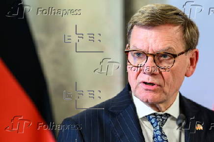 Israeli Foreign Minister Gideon Sa'ar and German Foreign Minister Johann Wadephul visit Vienna