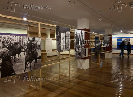 Exposição sobre a ESMA no Memorial da Resistência em São Paulo