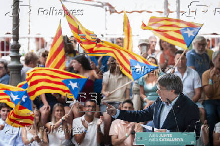 Junts per Catalunya celebra el quinto aniversario de su fundación como partido con un acto en Prats de Molló