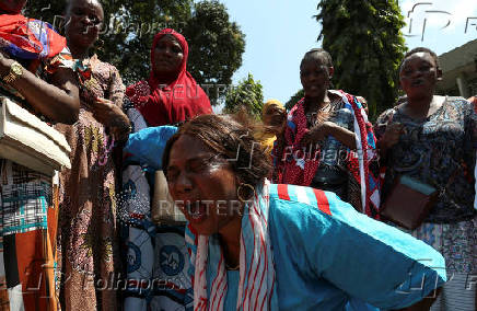 Tanzanian opposition leader and former presidential candidate of CHADEMA party Tundu Lissu appears at the Kisutu Residents Magistrate Court in Dar es Salaam