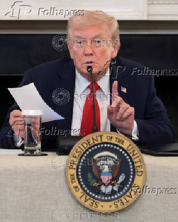 U.S. President Donald Trump participates in a roundtable on antifa at the White House in Washington, D.C.