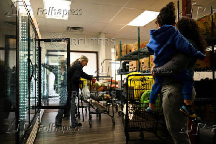 Food pantry is busy, weeks into the continuing U.S. government shutdown, in Fountain