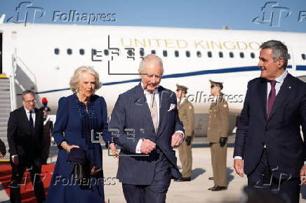 Britain's King Charles and Queen Camilla on state visit to Italy