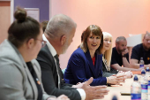 Rachel Reeves visits British Steel site in Scunthorpe