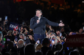 Conservative Party of Canada leader Pierre Poilievre speaks to supporters at an election campaign stop in Ottawa
