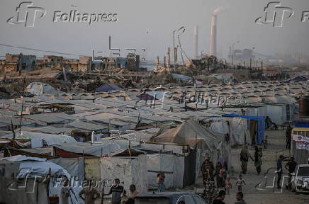 Internally displaced Palestinians from the northern Gaza Strip