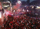 Los aficionados del Toluca se rinden ante su equipo, campeón después de 15 años