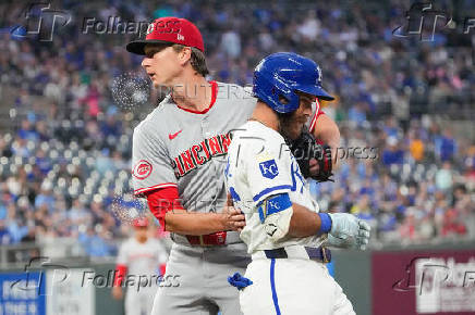 MLB: Cincinnati Reds at Kansas City Royals