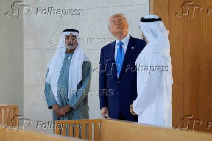 FILE PHOTO: U.S. President Trump visits the UAE