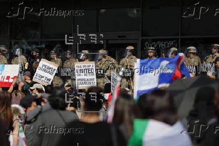 National Guard deployed by President Trump as anti-ICE protests continue in Los Angeles