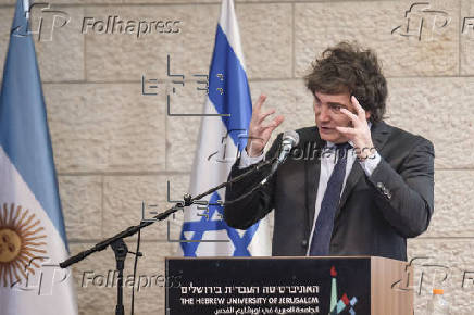 El presidente argentino, Javier Milei, visita Israel