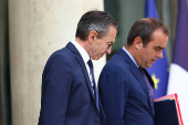 Weekly cabinet meeting at the Elysee Palace in Paris