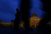 Pope Francis lies in state in St. Peter's Basilica at the Vatican
