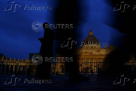 Pope Francis lies in state in St. Peter's Basilica at the Vatican