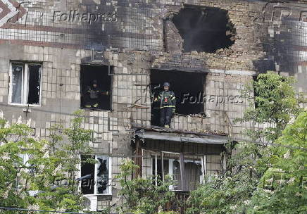 At least two people died and seven people were injured during the overnight Russian attack in Kyiv