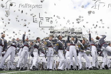 US President Trump delivers commencement address at US Military Academy
